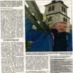 Turmgeruest Großdrebnitz 2003